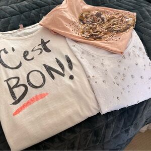 Group of 3J crew T-shirts